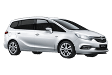 Car Hire Thamesmead - Vauxhall Zafira 5 + 2 - Minibus hire Thamesmead